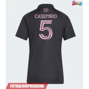Lacne Ženy Futbalové dres Inter Miami Casemiro #5 2026-27 Krátky Rukáv - Preč